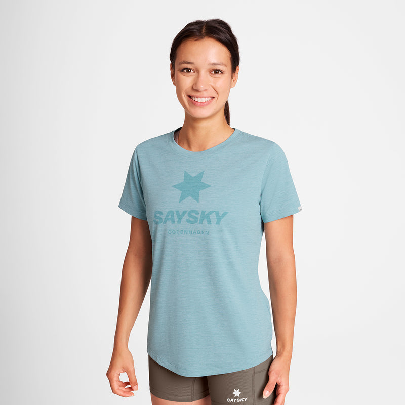 SAYSKY Logo Combat Pro T-shirt T-SHIRTS 2013 - BLUE