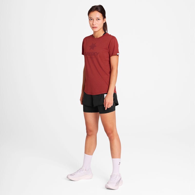 SAYSKY Logo Combat Pro T-shirt T-SHIRTS 5007 - RED
