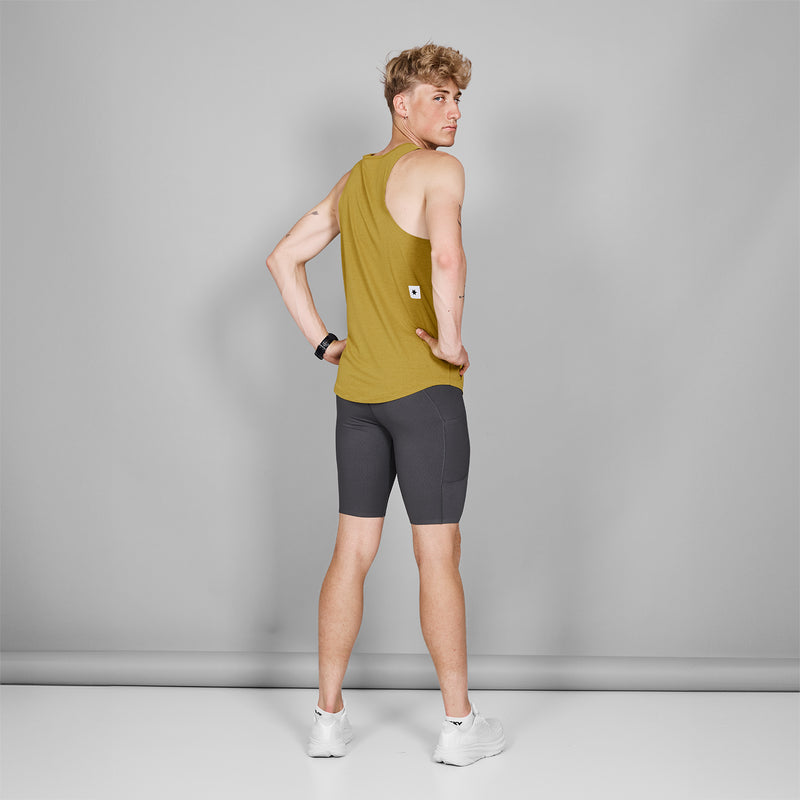 SAYSKY Logo Combat Singlet SINGLETS 4006 - YELLOW MELANGE