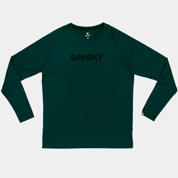 SAYSKY Logo Pace Long Sleeve LONGSLEEVES 3010 - GREEN