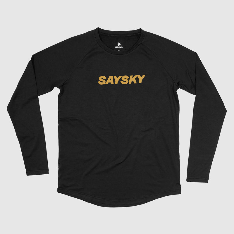 SAYSKY Logo Pace Long Sleeve LONG SLEEVES 9001 - BLACK