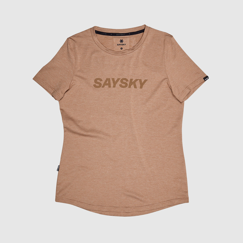 SAYSKY Logo Pace T-shirt T-SHIRTS 7002 - BROWN