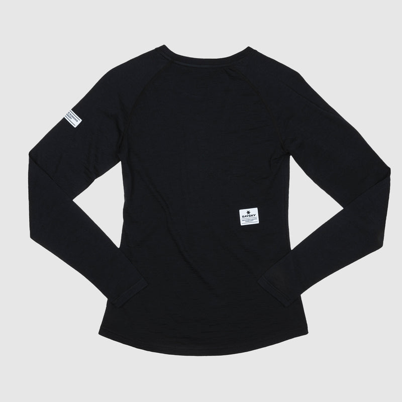 SAYSKY Merino 165 Longsleeve LONGSLEEVES 901 - BLACK