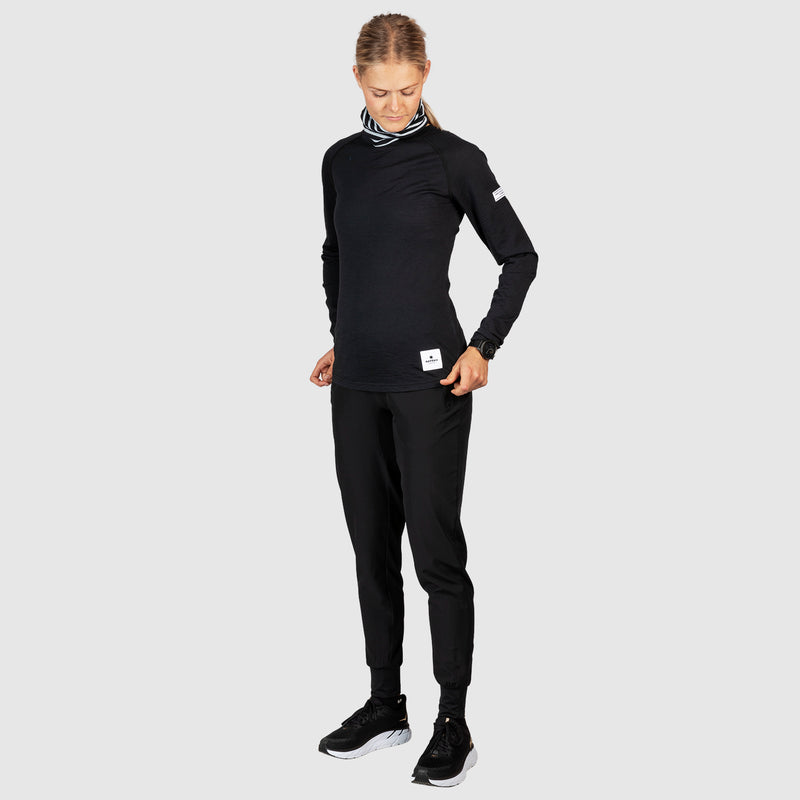 SAYSKY Merino 165 Base Layer Longsleeve LONGSLEEVES 901 - BLACK