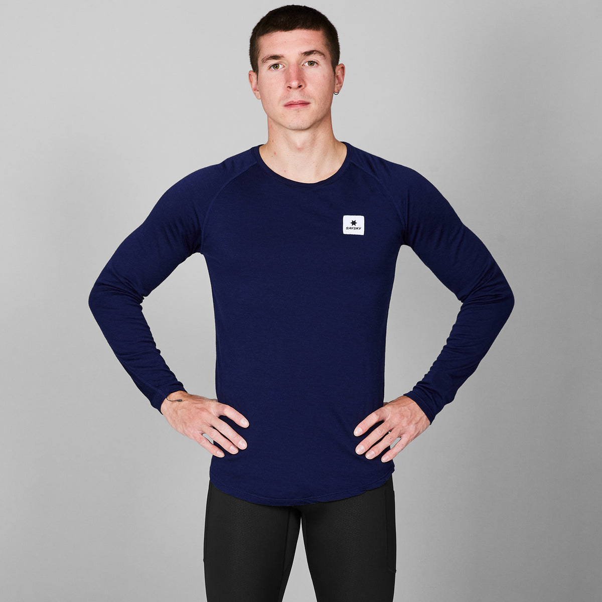 SAYSKY Merino Base 165 Longsleeve LONGSLEEVES 201 - BLUE