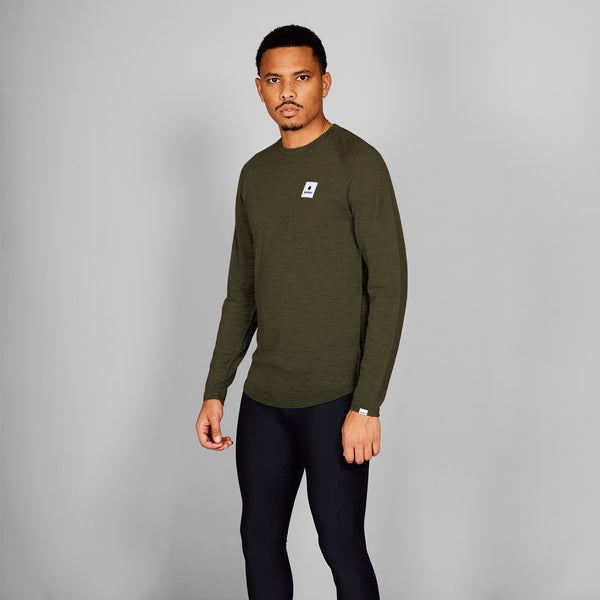 SAYSKY Merino 165 Base Layer Longsleeve LONGSLEEVES 3001 - GREEN