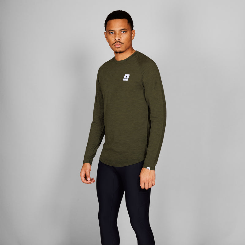 SAYSKY Merino Base 165 Longsleeve LONGSLEEVES 3001 - GREEN