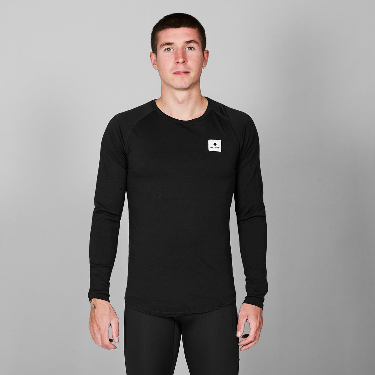 SAYSKY Merino Base 165 Longsleeve LONGSLEEVES 901 - BLACK