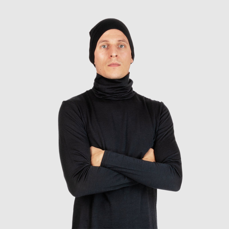 SAYSKY Merino Base Mütze HEADWEAR 901 - BLACK