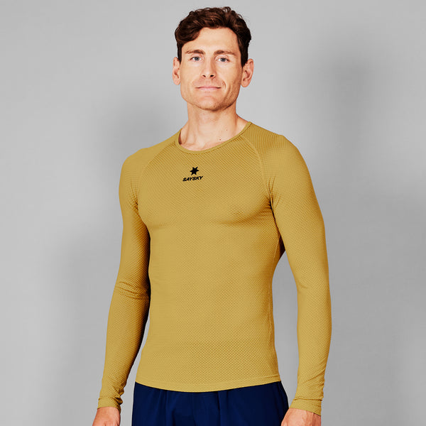 SAYSKY Mesh Base Layer Long Sleeve LONGSLEEVES 409 - YELLOW