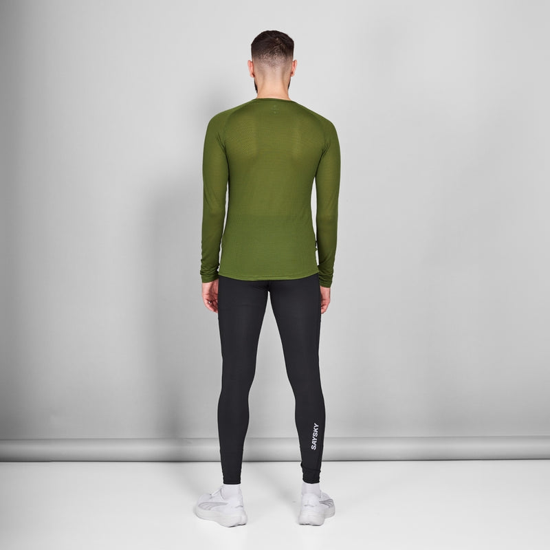 SAYSKY Mesh Base Layer Long Sleeve LONGSLEEVES 313 - GREEN