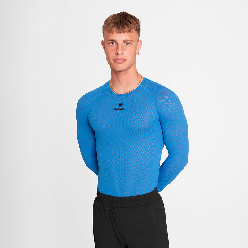 SAYSKY Mesh Base Layer Longsleeve LONGSLEEVES 220 - BLUE