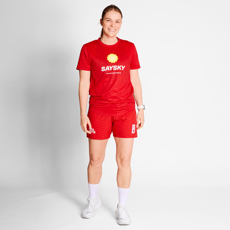 SAYSKY OTA x Saysky Combat T-shirt T-SHIRTS 1057 - RED AOP