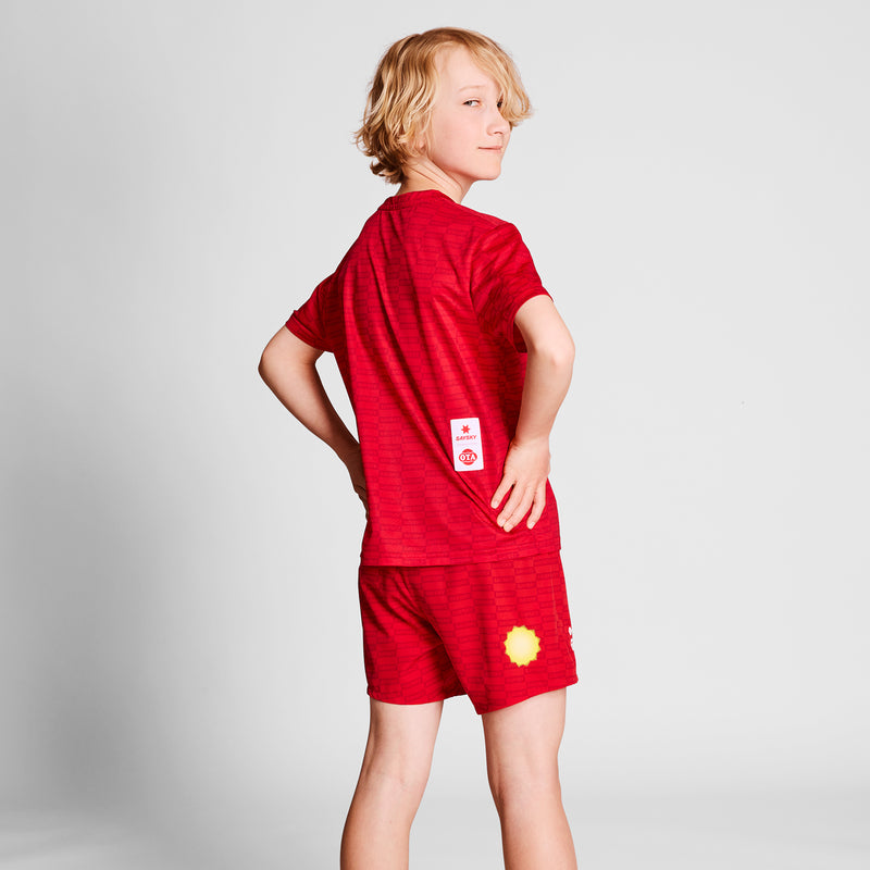 SAYSKY OTA x Saysky Kids Set Set 1057 - RED AOP