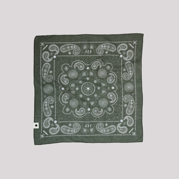 SAYSKY Paisley Scarf ACCESSOIRES 301 - GREEN