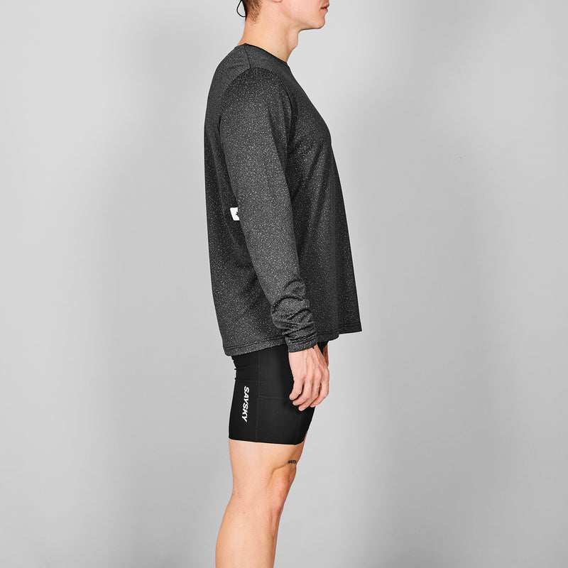 SAYSKY Reflective Universe Pace Longsleeve LONGSLEEVES 901 - BLACK