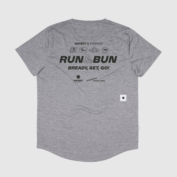 SAYSKY Run & Bun Club T-Shirt T-SHIRTS 6003 - GREY