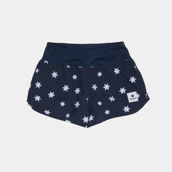 SAYSKY Star Pace Shorts 3'' SHORTS 1028 - BLUE/WHITE AOP