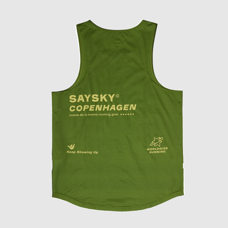 SAYSKY Statement Combat Singlet TANK 313 - GREEN