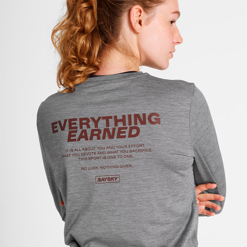 SAYSKY Statement Pace Long Sleeve LONGSLEEVES 6004 - GREY