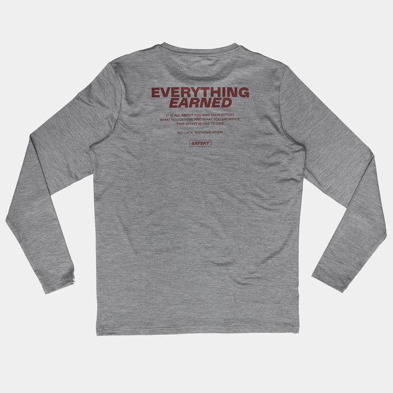 SAYSKY Statement Pace Long Sleeve LONGSLEEVES 6004 - GREY