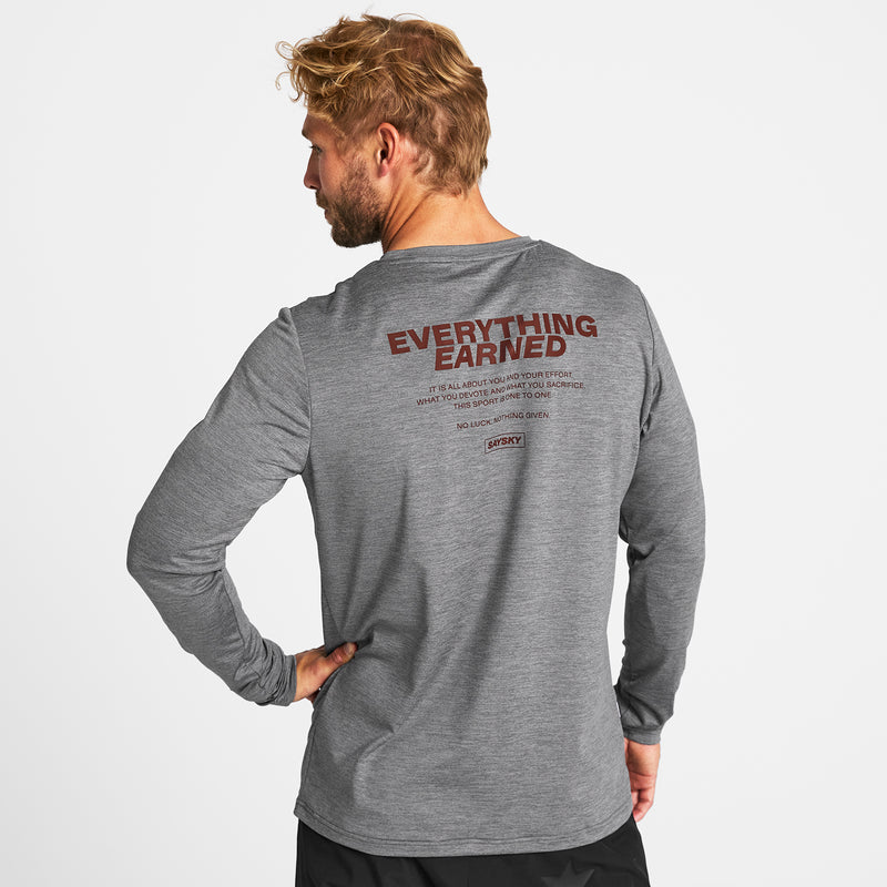 SAYSKY Statement Pace Long Sleeve LONGSLEEVES 6004 - GREY