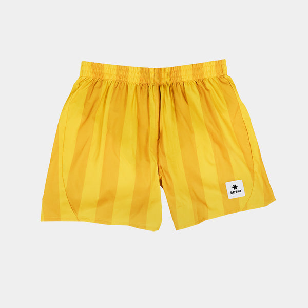 SAYSKY Stripe Pace Shorts 5'' SHORTS 008 - YELLOW AOP