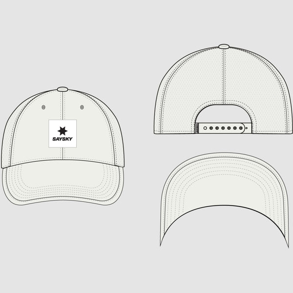 SAYSKY Trucker Classic Cap HEADWEAR 101 - WHITE