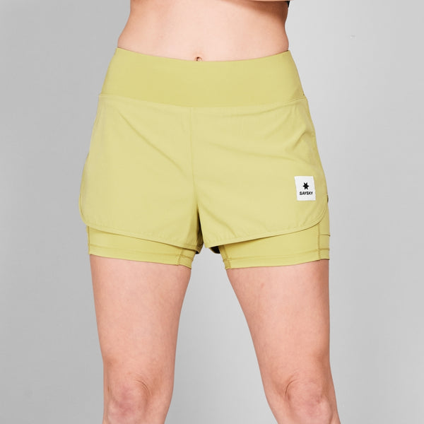 SAYSKY W 2 in 1 Pace Shorts 3" SHORTS 312 - GREEN