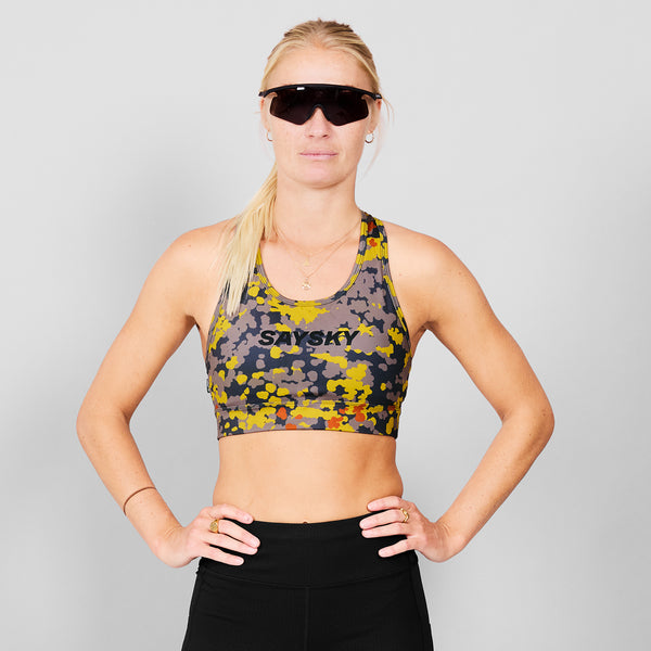 SAYSKY W Camo Combat Sports Bra SPORT-BH 1019 - CAMO AOP