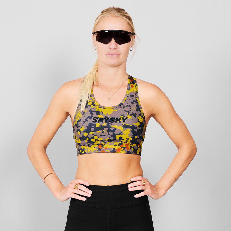 SAYSKY W Camo Combat Sports Bra SPORT-BH 1019 - CAMO AOP