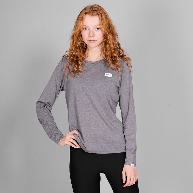 SAYSKY Clean Motion Longsleeve LONGSLEEVES 6007 - GREY MELANGE