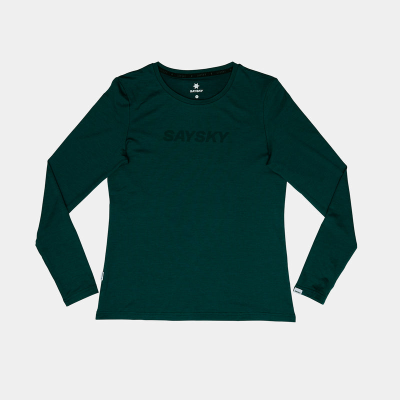 SAYSKY Logo Pace Longsleeve LONGSLEEVES 3010 - GREEN