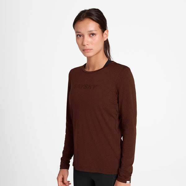 SAYSKY Logo Pace Longsleeve LONGSLEEVES 5008 - RED