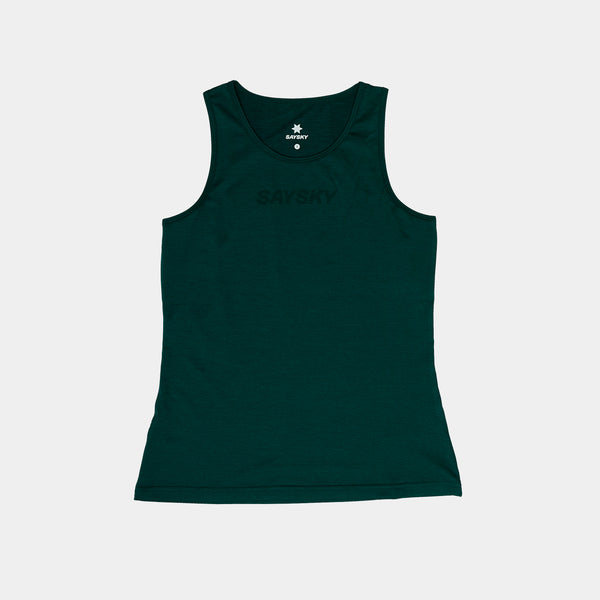 SAYSKY Logo Pace Top SINGLETS 3010 - GREEN