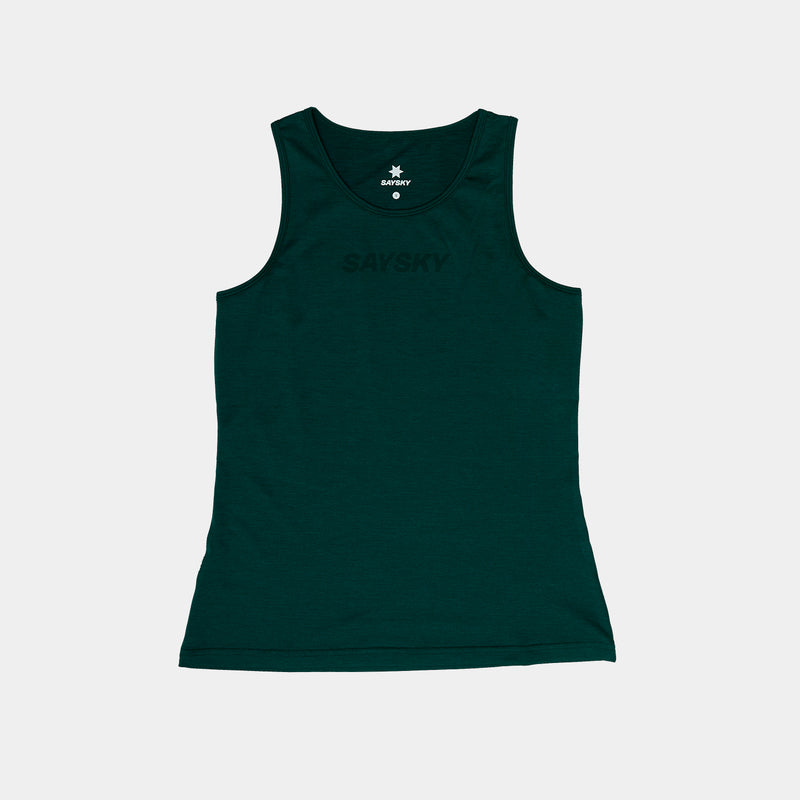SAYSKY Logo Pace Top SINGLETS 3010 - GREEN