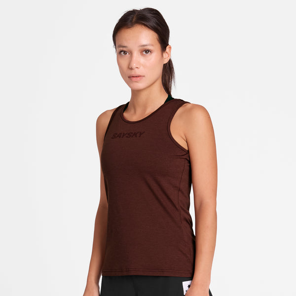 SAYSKY Logo Pace Top SINGLETS 5008 - RED