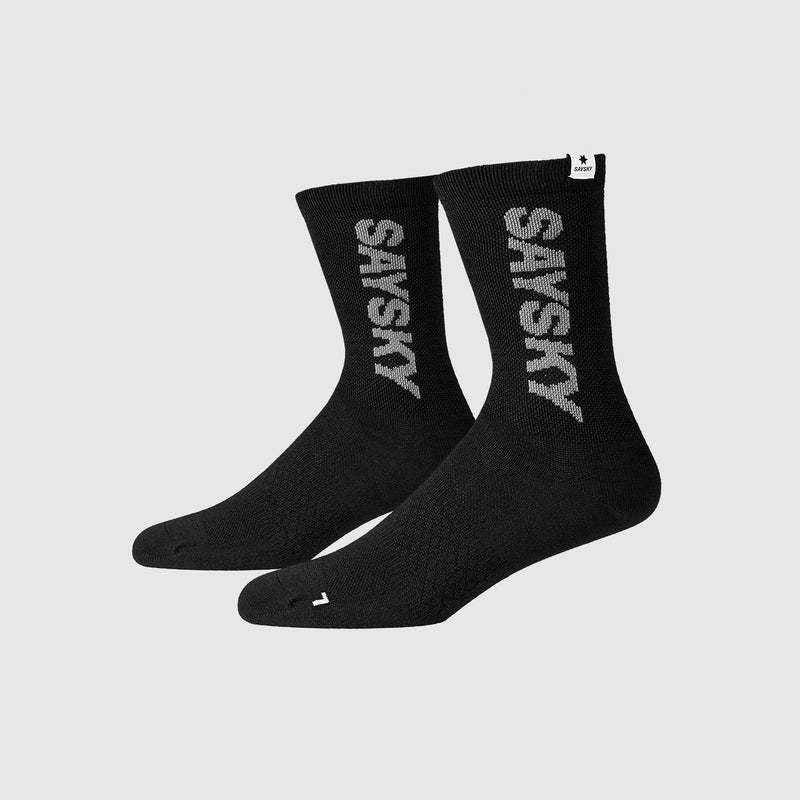 SAYSKY 2-Pack High Merino Socks ACCESSOIRES BLACK