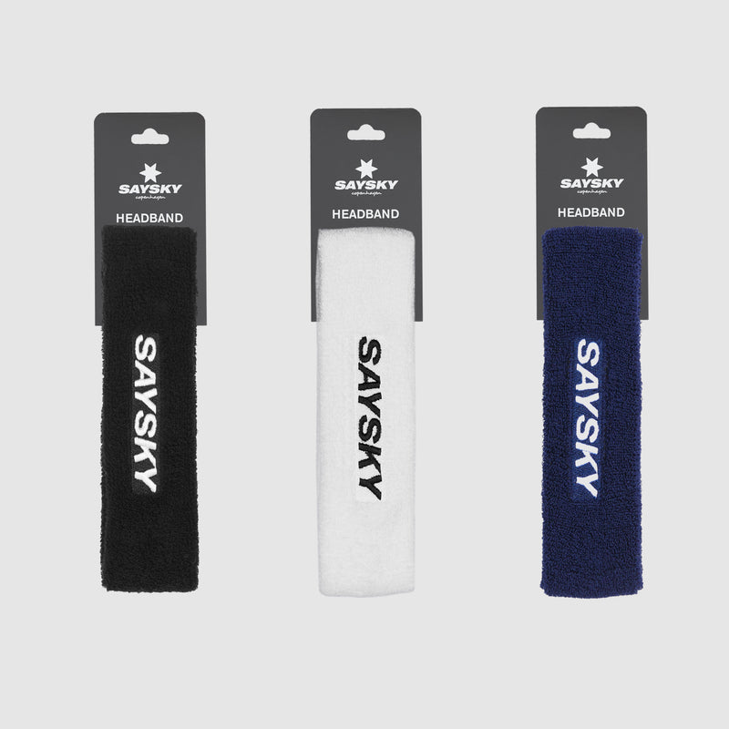 SAYSKY 3-Pack Combat Sweatband ACCESSOIRES BLACK / WHITE / BLUE