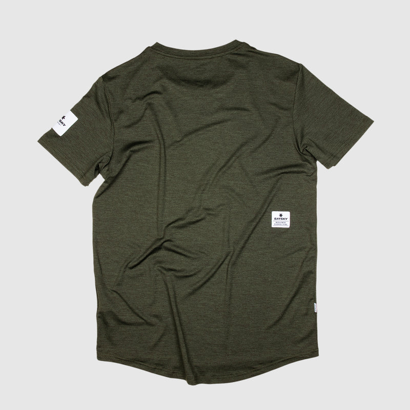 SAYSKY Clean Pace T-Shirt T-SHIRTS OLIVE MELANGE