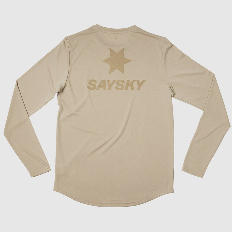 SAYSKY Logo Motion Longsleeve LONG SLEEVES 801 - BEIGE